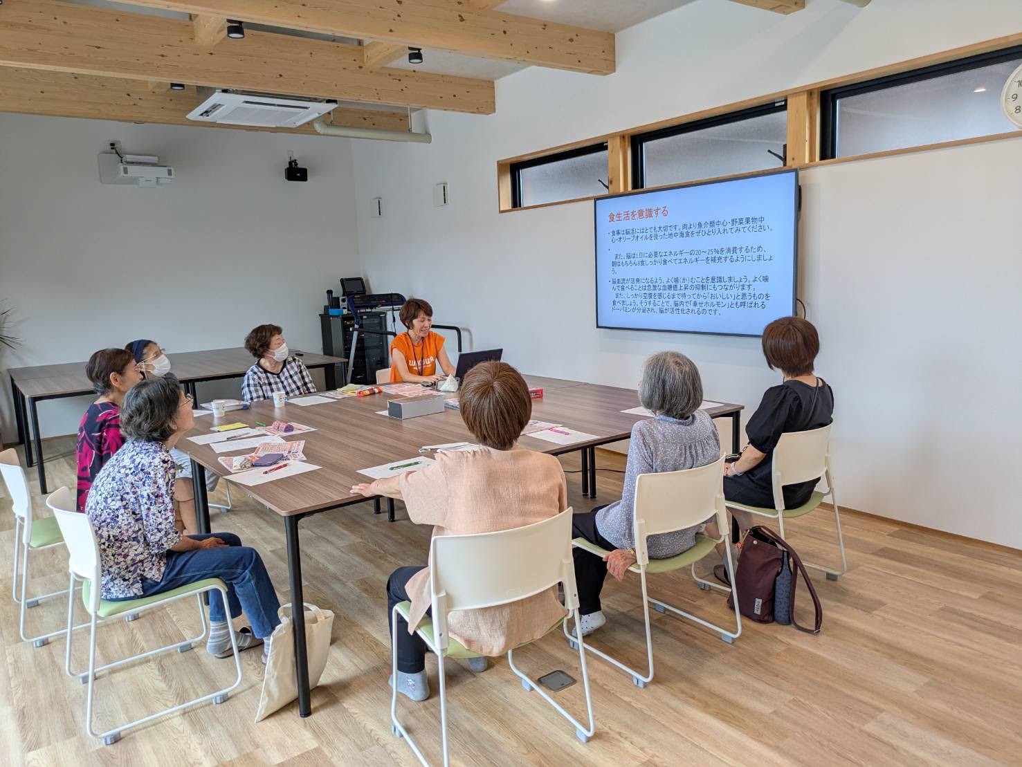 ８月の講座の様子♪