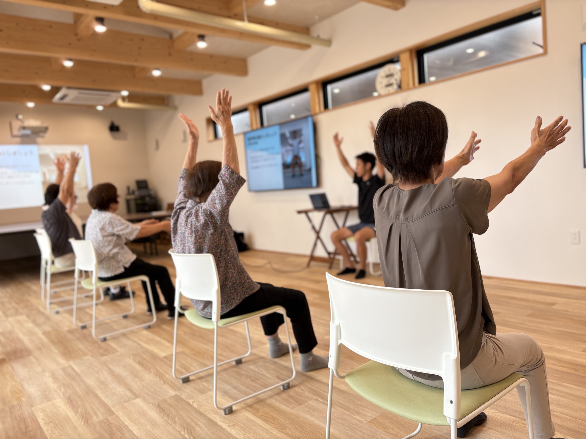 ９月の講座の様子(^^)